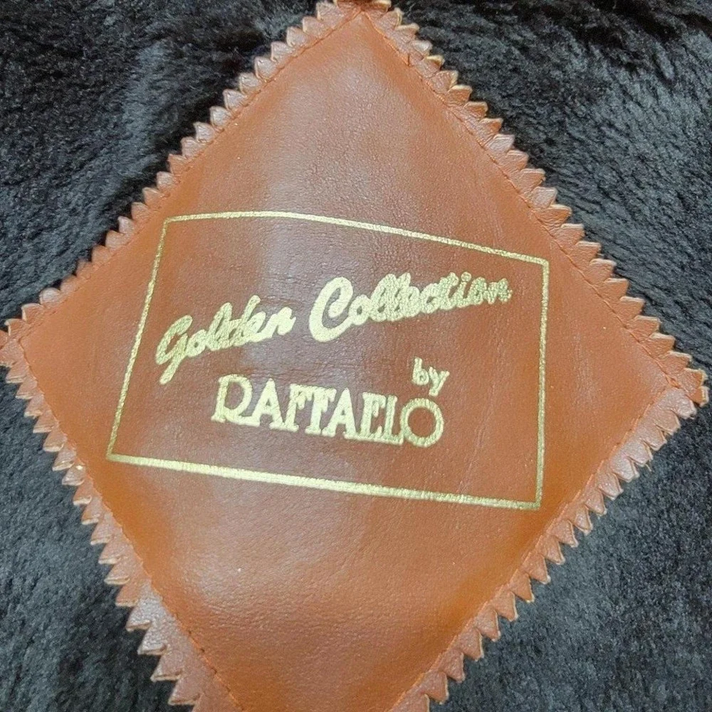 Vintage Leather Lined Jacket by‎ Raffaelo Sz L